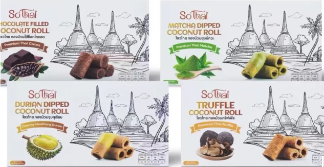 椰子卷·水果干·脆餅...SoThai攜泰國爆款零食登陸F2C廣州中食展！